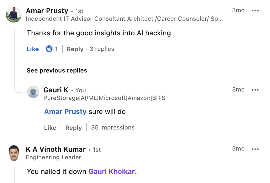 Feedback from attendee 5